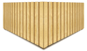 Photo of a board-on-board wood fence in Richmond, VA