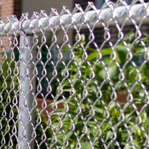 Photo of galvanized chain link fence in Richmond, VA