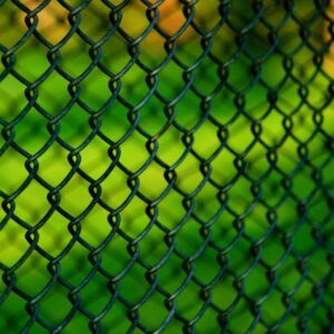 Photo of vinyl coated chain link fence in Richmond, VA