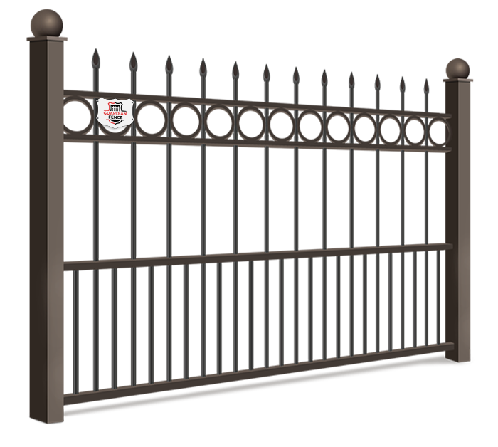 Ornamental iron fencing features popular with Richmond Virginia homeowners